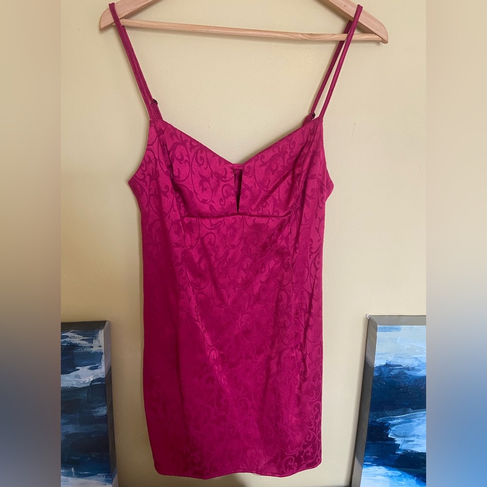 Urban outfitters renewal vintage slip embroidered dress